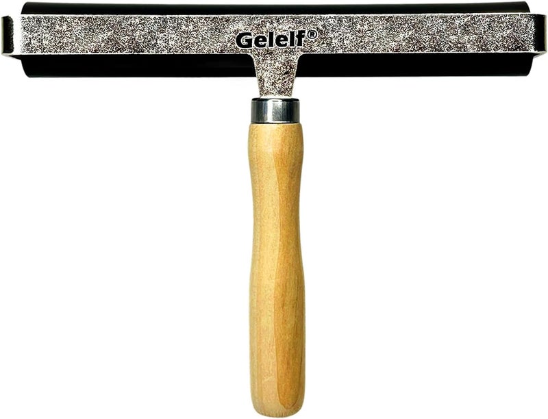 GELELF Smooth Peeling Brayer Roller - Wood Hand Roller Rollers Ink Roller Tape Roller for Gluing Taping Gel Printing Inking Block Printmaking Stamping Scrapbooks (#8: 8 Inch (20CM)) - Image 2